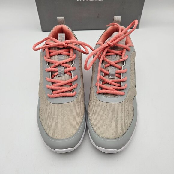Vionic Agile JoJo Ombre Comfort Sneakers Grey Peach  Womens Sz 9 NIB - Picture 2 of 7